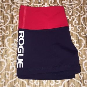 Rogue spandex workout shorts